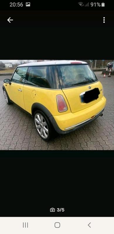 Gebraucht Mini Cooper Coupé 116 PS (85 kW) 2004 Gelb Coupé