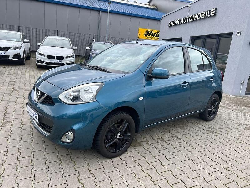 Blau Gebraucht 2014 Nissan Micra Acenta Kleinwagen | 7.590 € (Etwas zu teuer) - Bild 1/4