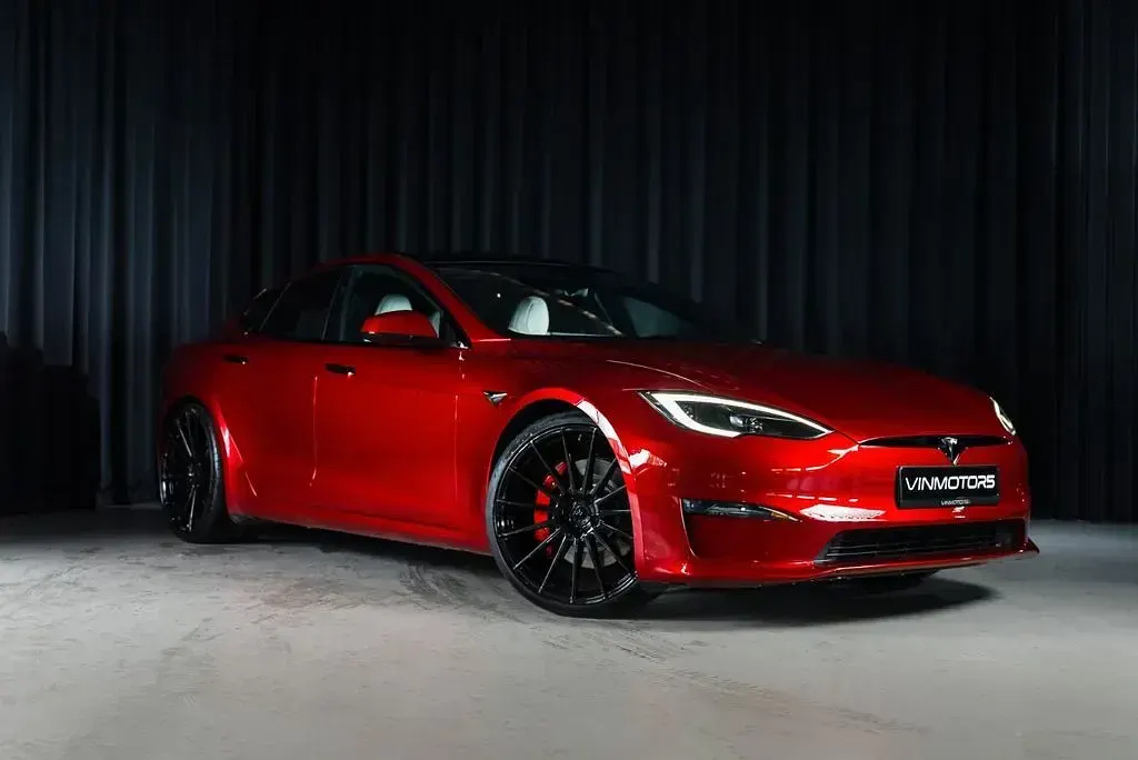 Gebraucht Tesla Model S Plaid 2023 Rot Kleinwagen