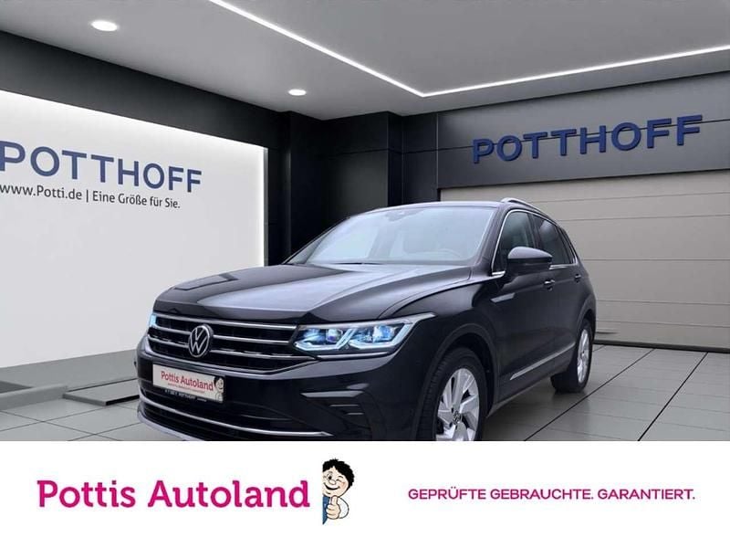 Schwarz Gebraucht 2022 VW Tiguan Elegance SUV | 28.777 € (Fairer Preis) - Bild 1/4