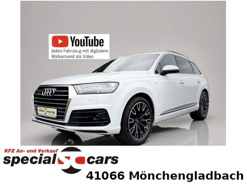 Weiß metallic Gebraucht 2015 Audi Q7 S-Line SUV | 42.990 € - Bild 1/4