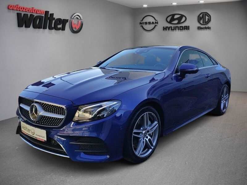 Blau Gebraucht 2019 Mercedes E450 AMG line Coupé | 46.990 € (Guter Preis) - Bild 1/4