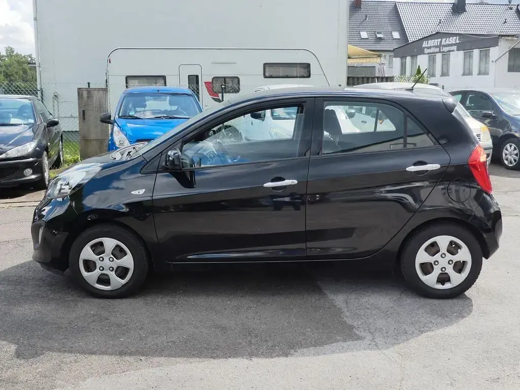 Gebraucht Kia Picanto Edition 7 69 PS (50 kW) 2012 Schwarz Kleinwagen