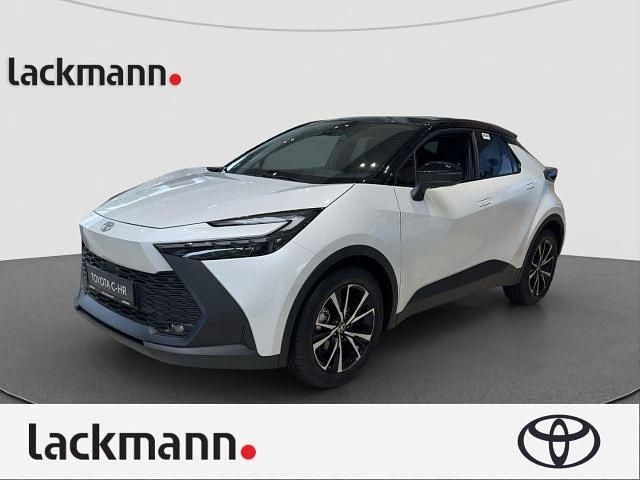 Platinum weiß perleffekt / dach schwarz Gebraucht 2023 Toyota C-HR Team SUV | 38.990 € (Teuer) - Bild 1/4