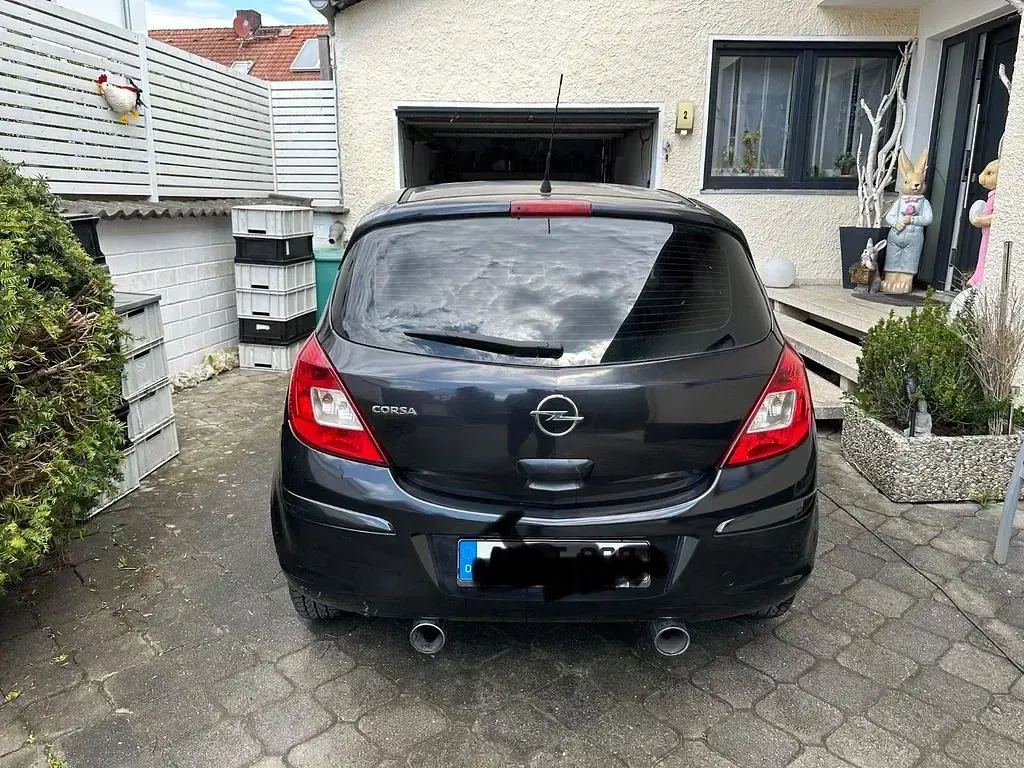 Gebraucht Opel Corsa 80 PS (58 kW) 2008 Schwarz Kleinwagen