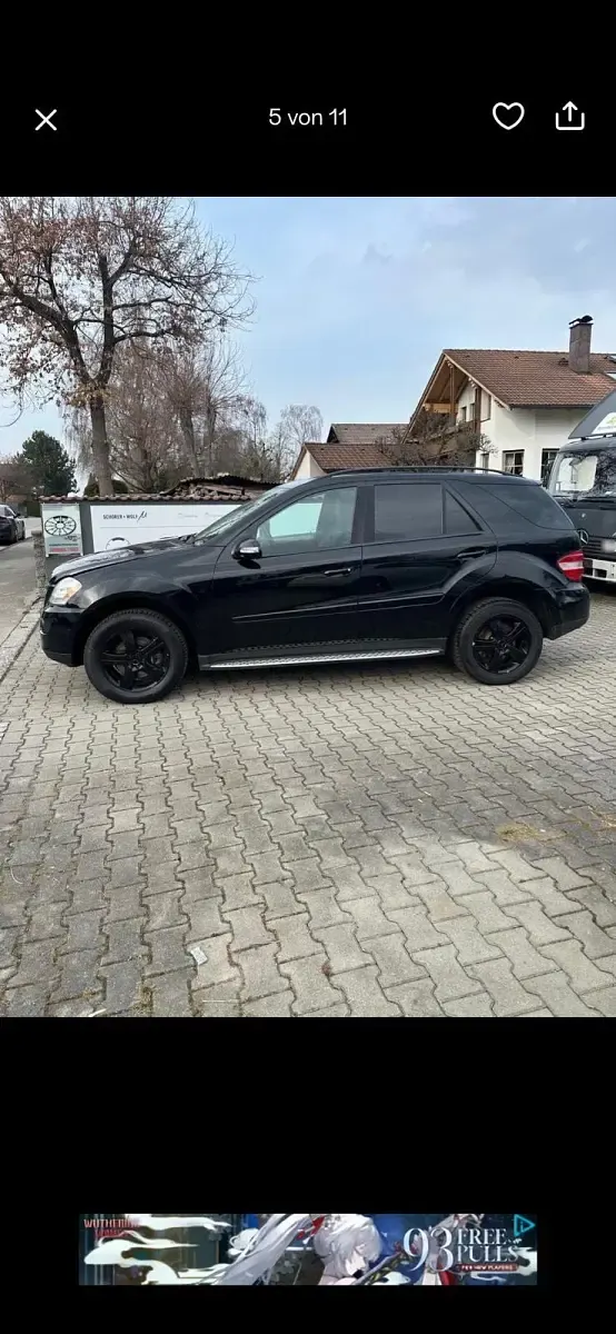Gebraucht Mercedes ML320 211 PS (155 kW) 2007 Schwarz SUV