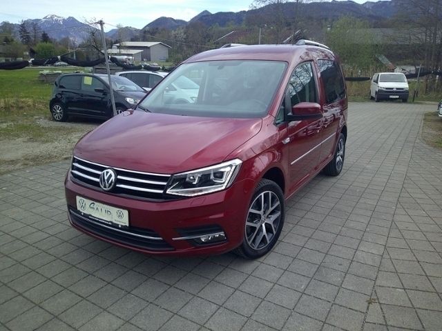 Gebraucht VW Caddy Highline 131 PS (96 kW) 2019 Rot Van / Kleinbus