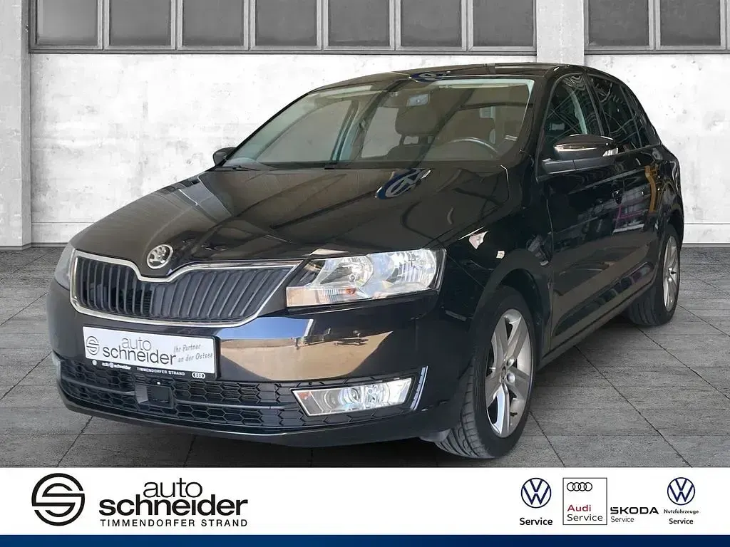 Second-hand Skoda Rapid 90 CP (66 kW) 2016 Negru Hatchback