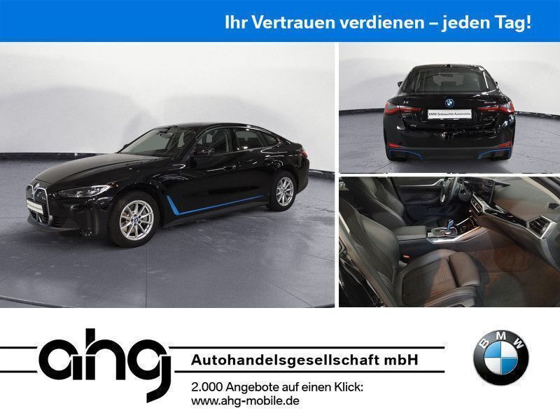 Schwarz uni Gebraucht 2022 BMW i4 Sport Line Limousine | 38.460 € (Superpreis) - Bild 1/4