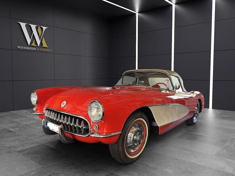 Rot Gebraucht 1957 Corvette C1 Cabrio | 139.900 € - Bild 1/4