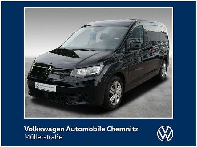 Schwarz Gebraucht 2021 VW Caddy Maxi Basis Van / Kleinbus | 24.930 € (Etwas zu teuer) - Bild 1/4