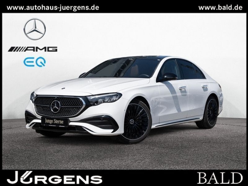 Unilack polarweiss Gebraucht 2024 Mercedes E200 AMG Limousine | 63.880 € - Bild 1/4