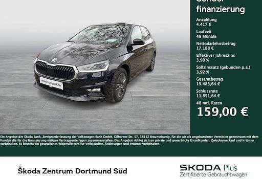 Schwarz Gebraucht 2025 Skoda Fabia Tour Limousine | 21.605 € (Fairer Preis) - Bild 1/4