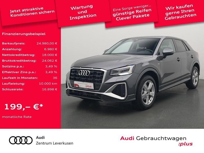 Grau Gebraucht 2024 Audi Q2 S-Line SUV | 24.980 € (Superpreis) - Bild 1/4