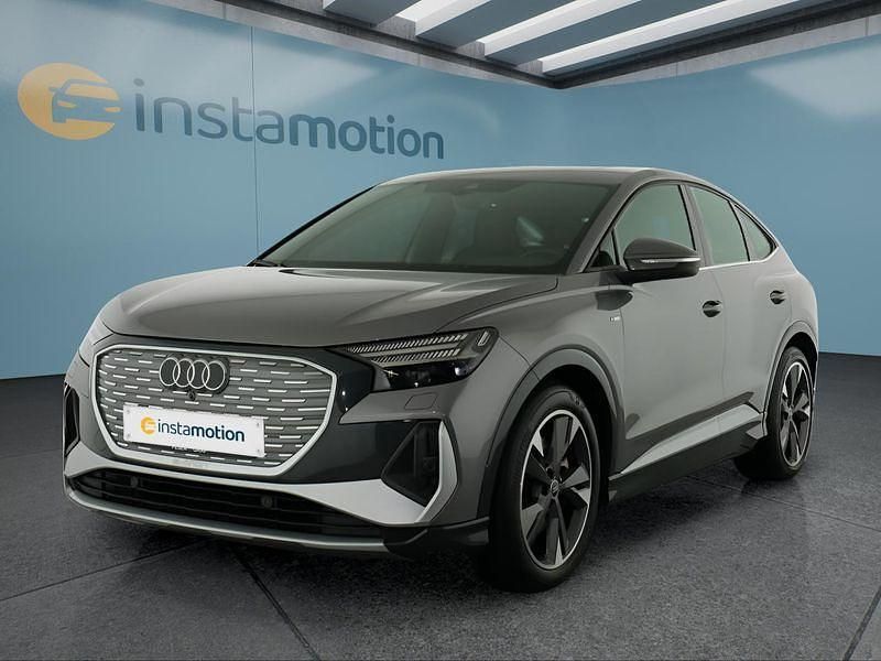 Grau Gebraucht 2022 Audi Q4 Sportback e-tron SUV | 32.199 € (Fairer Preis) - Bild 1/4