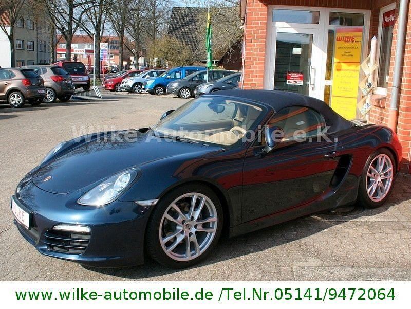 Gebraucht Porsche Boxster Basis 265 PS (194 kW) 2013 Blau Cabrio