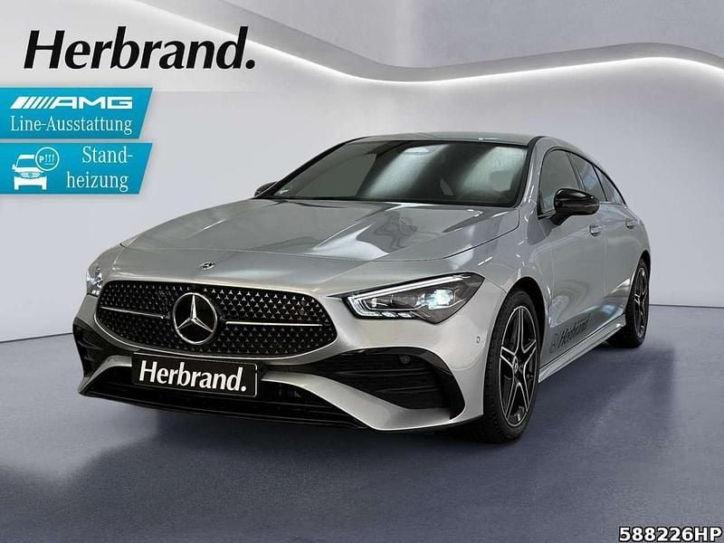 Metalliclack hightechsilber Gebraucht 2025 Mercedes CLA200 Advanced Plus Kombi | 36.490 € (Fairer Preis) - Bild 1/4