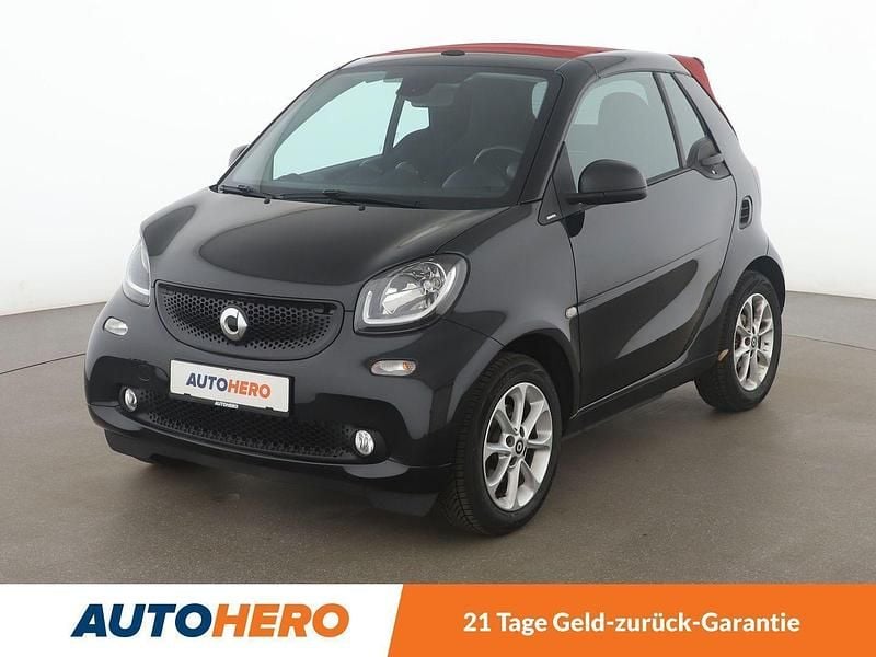 Schwarz Gebraucht 2019 Smart ForTwo Cabrio Basis Cabrio | 14.310 € (Fairer Preis) - Bild 1/3