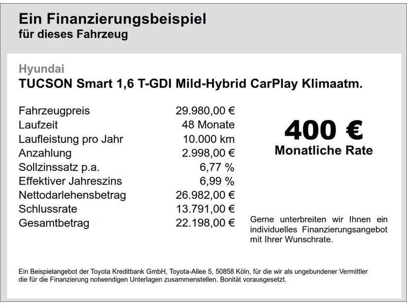 Gebraucht Hyundai Tucson 150 PS (110 kW) 2022 Blau SUV