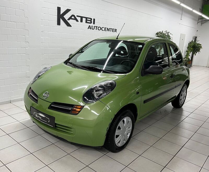 Grün Gebraucht 2004 Nissan Micra Visia Kleinwagen | 750 € (Superpreis) - Bild 1/4