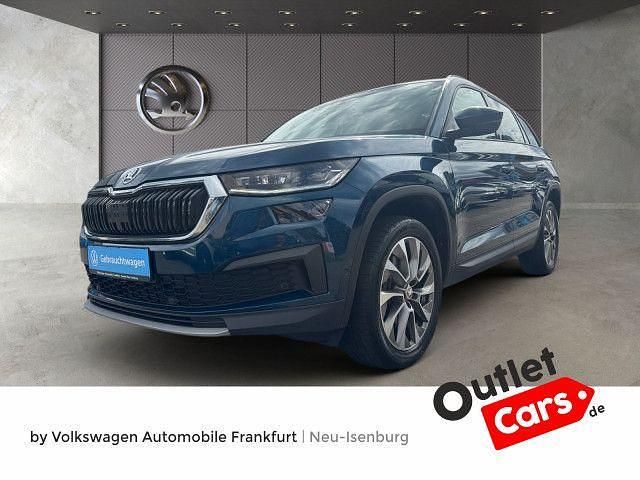 Lavablau metallic (metallic) Gebraucht 2022 Skoda Kodiaq Tour SUV | 29.980 € (Superpreis) - Bild 1/3