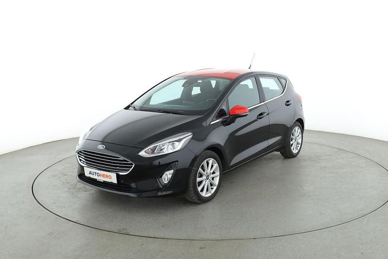Schwarz Gebraucht 2018 Ford Fiesta Titanium Kleinwagen | 12.890 € (Fairer Preis) - Bild 1/3