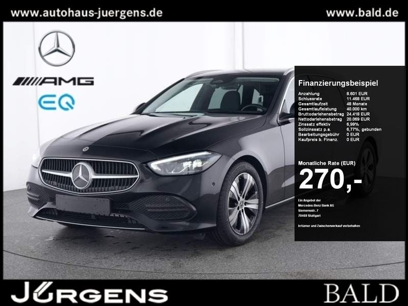 Gebraucht Mercedes C180 Avantgarde 170 PS (125 kW) 2023 Metalliclack obsidianschwarz Kombi