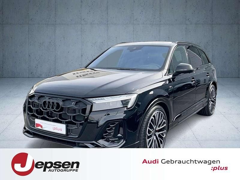 Mythosschwarz metallic Gebraucht 2025 Audi Q7 S-Line SUV | 102.980 € (Superpreis) - Bild 1/4