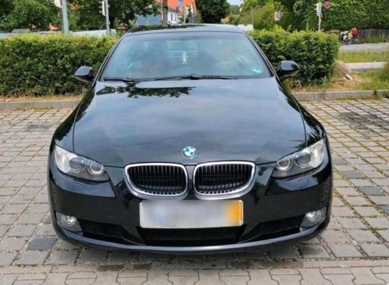 Schwarz Gebraucht 2007 BMW 320 Cabriolet Cabrio | 7.490 € (Etwas zu teuer) - Bild 1/4