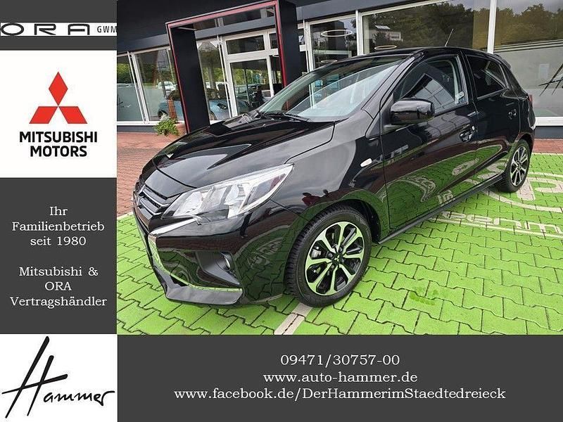 Schwarz Gebraucht 2021 Mitsubishi Space Star Select+ Kleinwagen | 11.490 € (Fairer Preis) - Bild 1/4