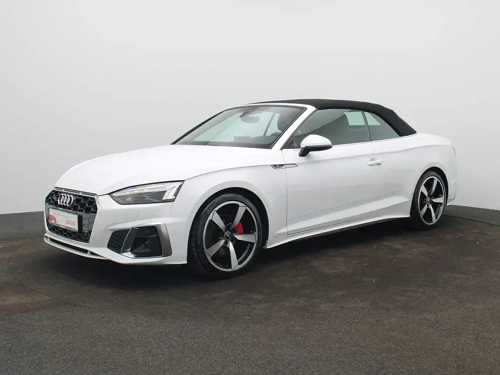Gebraucht Audi A5 Cabriolet S-Line 204 PS (150 kW) 2023 Gletscherweiß metallic Cabrio