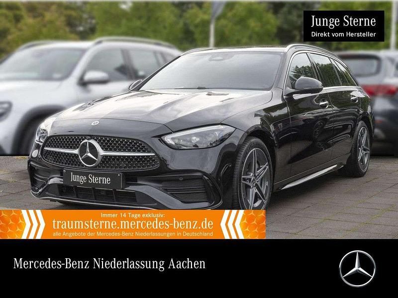 Schwarz Gebraucht 2024 Mercedes C300e AMG Limousine | 43.890 € (Superpreis) - Bild 1/3