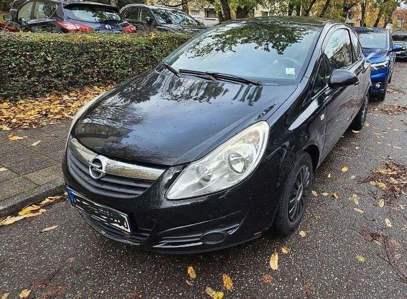 Schwarz Gebraucht 2009 Opel Corsa Limousine | 2.500 € - Bild 1/4