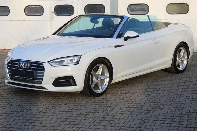 Gebraucht Audi A5 Cabriolet S-Line 190 PS (139 kW) 2018 Gletscherweiß metallic Cabrio