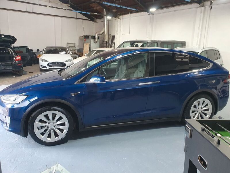 Gebraucht Tesla Model X 386 kW (525 PS) 2018 Blau SUV