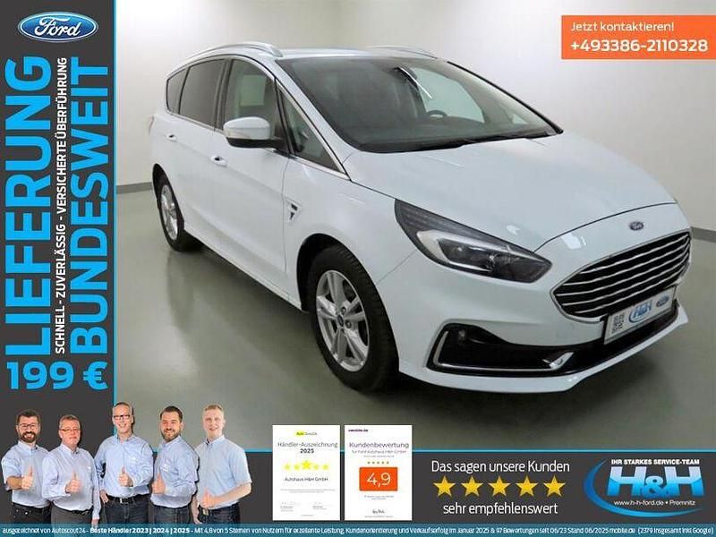 Frostweiß Gebraucht 2022 Ford S-MAX Titanium Van / Kleinbus | 27.480 € (Guter Preis) - Bild 1/4