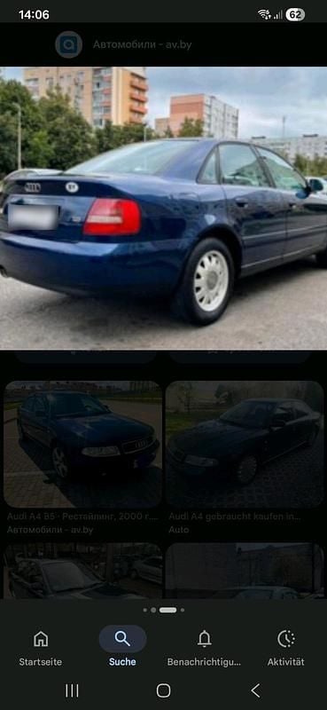 Gebraucht Audi A4 101 PS (74 kW) 1999 Blau Limousine