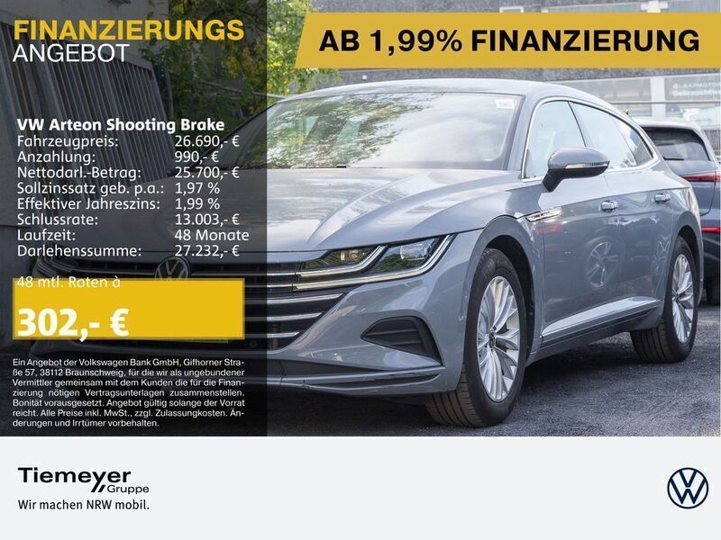 Grau Gebraucht 2023 VW Arteon Kombi | 26.690 € (Fairer Preis) - Bild 1/4