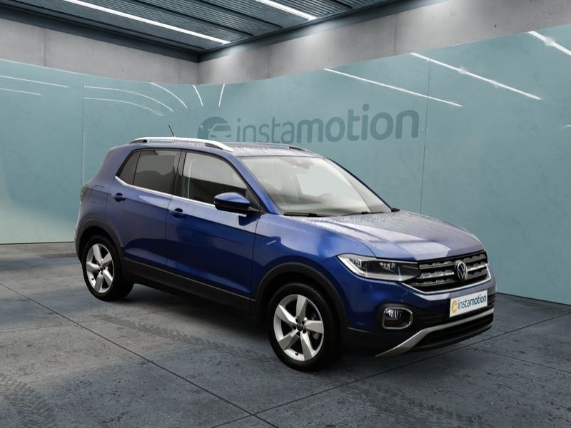 Blau Gebraucht 2022 VW T-Cross Style SUV | 23.601 € (Etwas zu teuer) - Bild 1/4