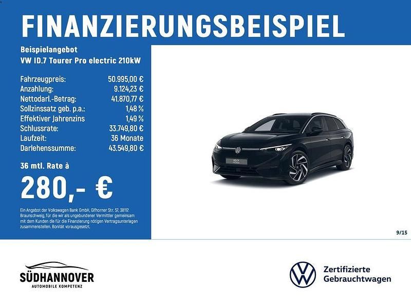 Gebraucht VW ID.7 Pro 210 kW (286 PS) 2025 Schwarz Kombi