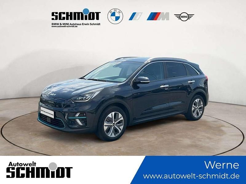 Gravityblau metallic Gebraucht 2021 Kia e-Niro Vision SUV | 19.480 € (Superpreis) - Bild 1/4