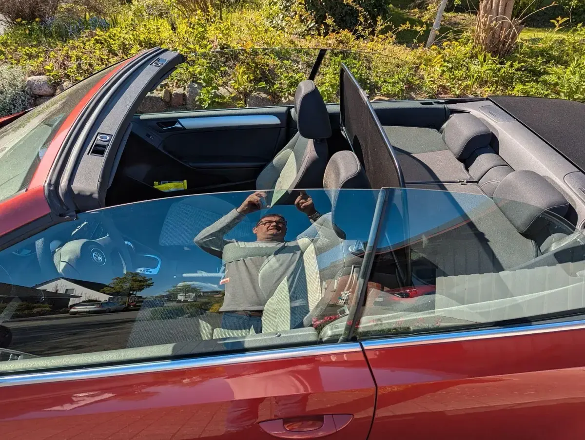 Gebraucht VW Golf Cabriolet 160 PS (117 kW) 2011 Rot Cabrio