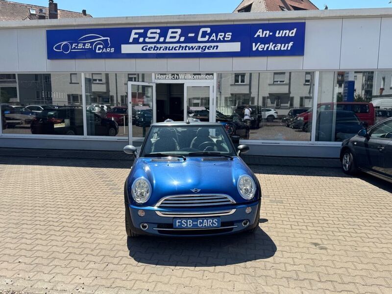 Blau Gebraucht 2008 Mini One Cabriolet Cabrio | 5.950 € (Guter Preis) - Bild 1/4