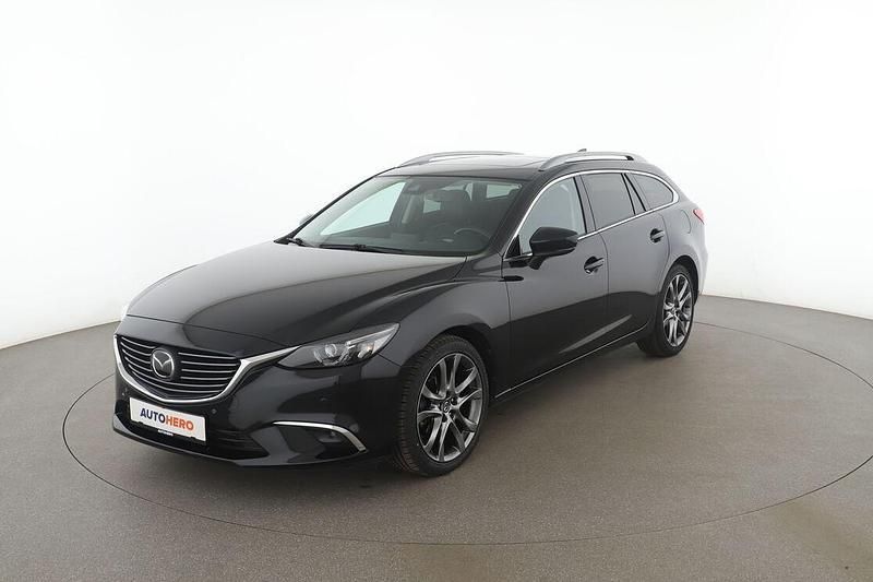 Schwarz Gebraucht 2016 Mazda 6 Nakama Intense Kombi | 18.390 € (Teuer) - Bild 1/3