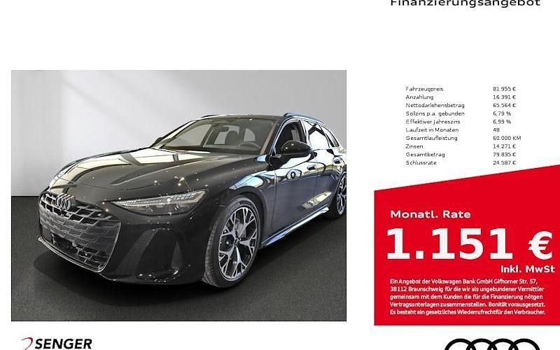 Neu Audi A6 Basis 299 PS (219 kW) 2026 Schwarz Kombi