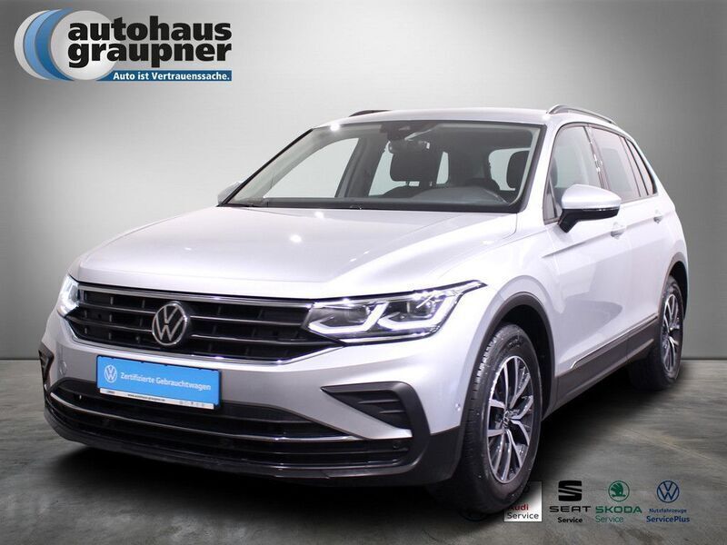 Silber Gebraucht 2021 VW Tiguan Life SUV | 23.777 € (Guter Preis) - Bild 1/4