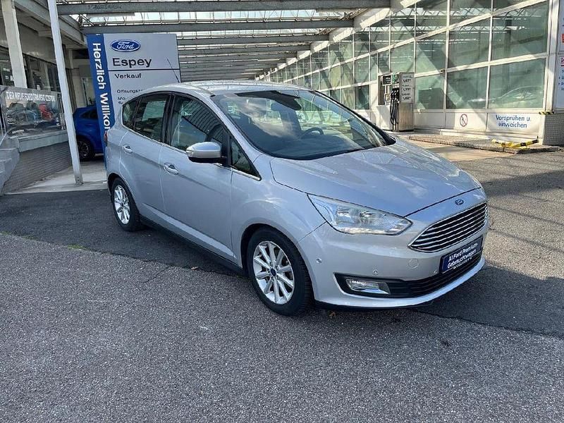 Gebraucht Ford C-MAX Titanium 101 PS (74 kW) 2016 Polarsilber metallic Van / Kleinbus