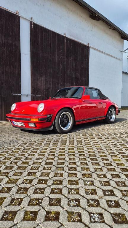 Gebraucht Porsche 911 Carrera Cabriolet 207 PS (152 kW) 1986 Rot Cabrio