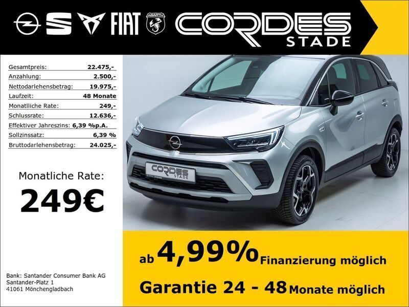 Silber Gebraucht 2024 Opel Crossland Elegance SUV | 22.475 € (Fairer Preis) - Bild 1/4