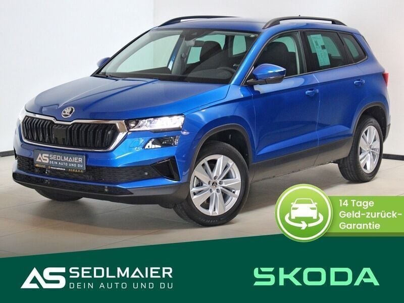 Raceblau Gebraucht 2024 Skoda Karoq Selection SUV | 33.600 € (Fairer Preis) - Bild 1/4